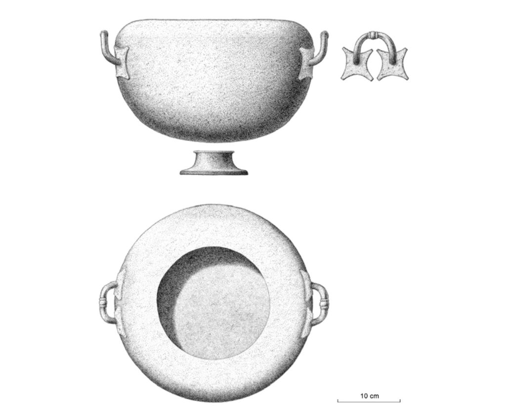 Hipótesis de reconstrucciónde la sitella de Cartago Nova