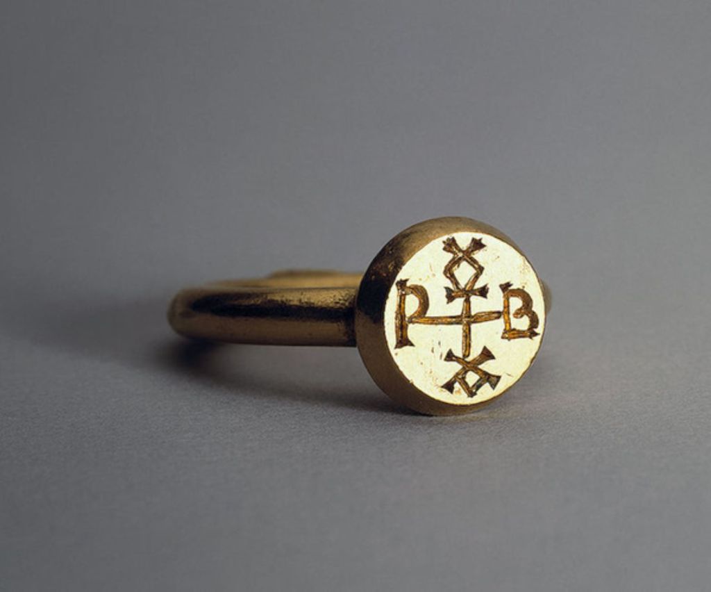 Anillo con el mongrama de kan Kubrat