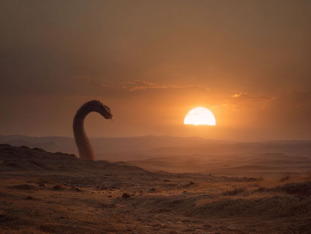 Nacimiento del sol y serpiente