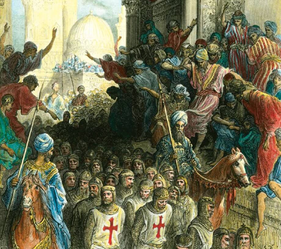 En 1250, el rey Luis IX y su ejército desembarcaron en tierras egipcias; allí fueron engañados y apresados por el enemigo.