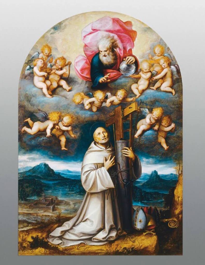 Bernardo de Claraval, abad de la orden del Císter, fue el encargado de redactar las reglas de los caballeros del Temple. Arriba, una imagen del fraile.