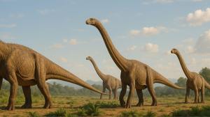 Un dinosaurio de cuello descomunal reescribe la historia del Jurásico en Asia