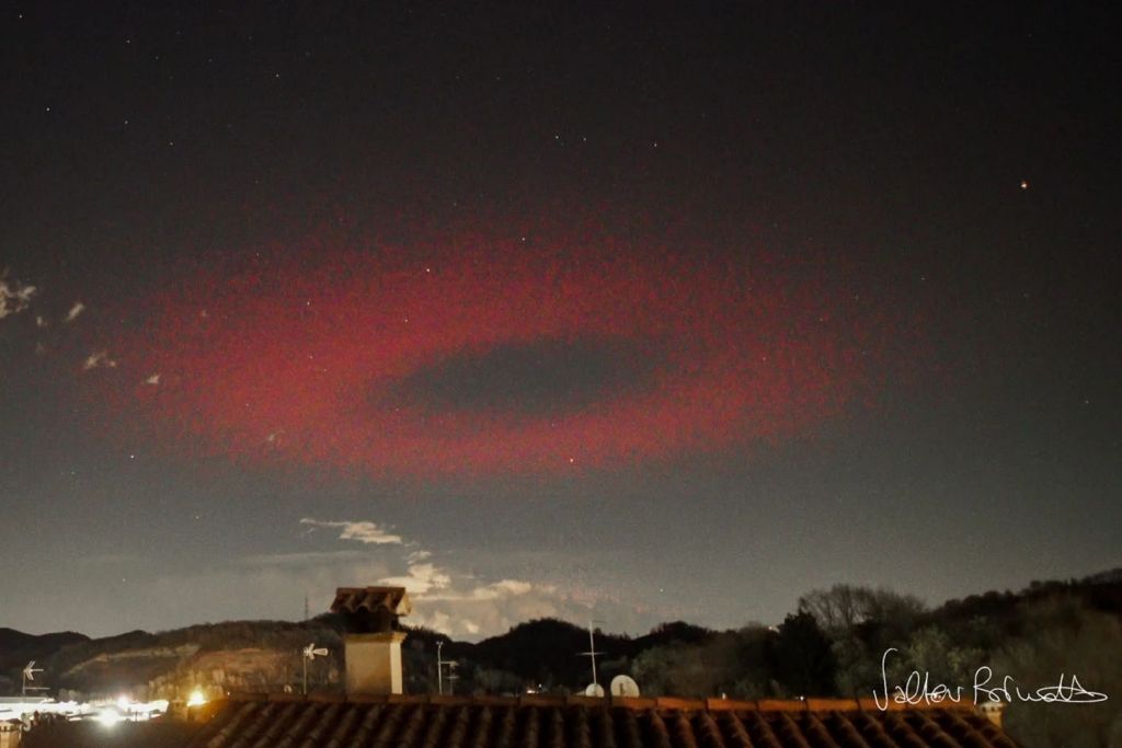 El gigantesco ELVE que Binotto logró fotografiar en 2023