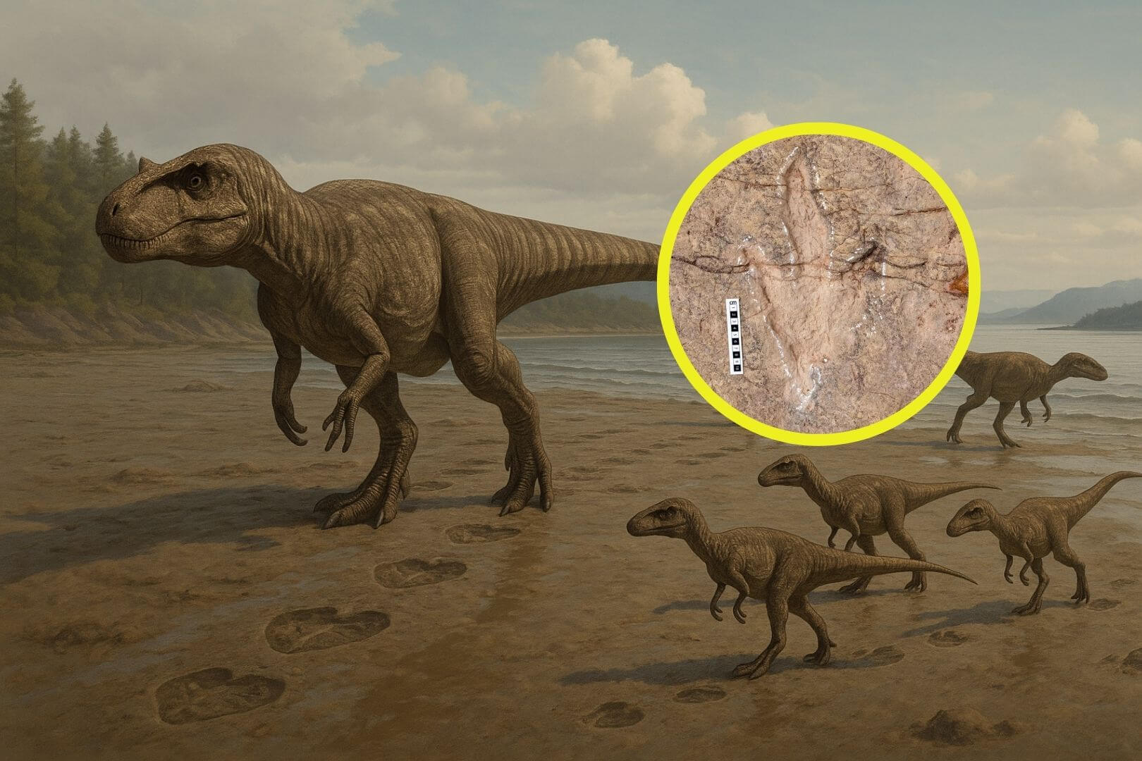 Un equipo de científicos ha registrado más de 16.000 huellas en el yacimiento de pisadas de dinosaurios más extenso conocido hasta la fecha