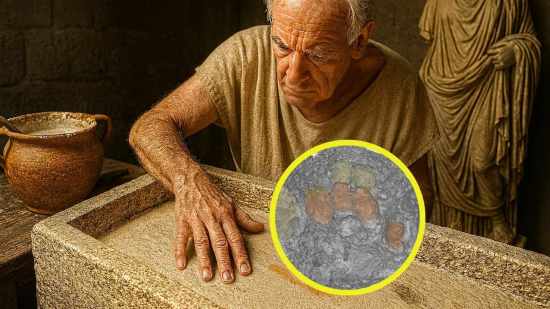 Unas huellas dactilares en una tumba romana revelan pistas sobre un extraño ritual funerario con yeso líquido