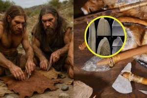 Hallan evidencia de que los neandertales podrían haber fabricado ropa 