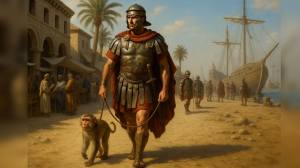 Oficiales romanos tenían monos como mascotas para presumir poder, según nuevos hallazgos arqueológicos en Egipto