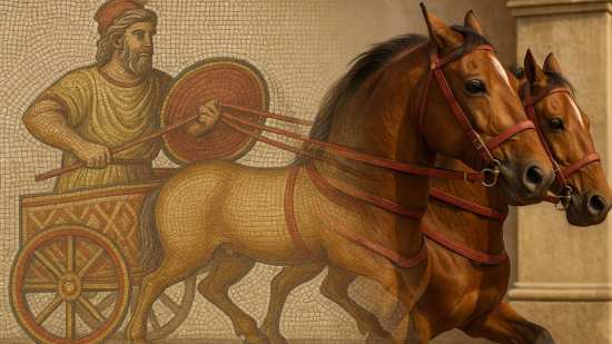 Un raro mosaico hallado en una granja británica revela una versión olvidada de la guerra de Troya, según los historiadores